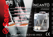 Saeco S-CLASS Incanto classic Operating Instructions Manual