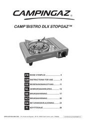 Campingaz 96898 Instructions For Use Manual
