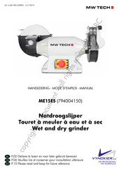MW TOOLS ME15ES Manual