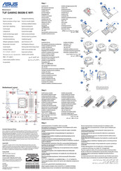 Asus TUF GAMING B650M-E WIFI Quick Start Manual