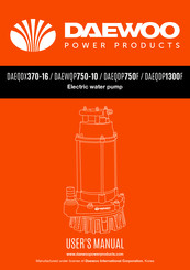 Daewoo DAEWQP750-10 User Manual