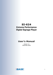 IBASE Technology SI-624 User Manual