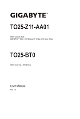 Gigabyte TO25-Z11 User Manual