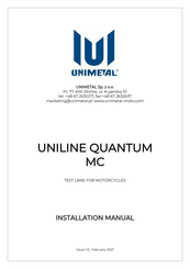 UNIMETAL QUANTUM MC Installation Manual