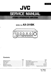 JVC AX-311BK Service Manual