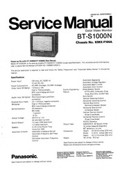 Panasonic BT-S1000N Service Manual