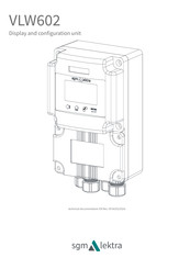 SGM LEKTRA VLW602 Manual