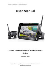 Zeroxclub W01 Instruction Manual