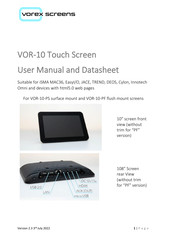 vorex screens VOR-10-PS User Manual