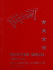 Triplett 630 Instruction Manual