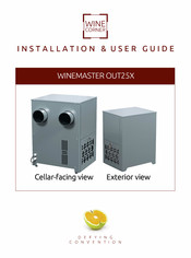 Wine Corner WINEMASTER OUT25X Installation & User Manual