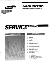 Samsung SyncMaster 15GLi Service Manual