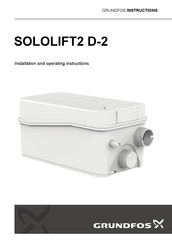 Grundfos Sololift2 D-2 Instructions Manual