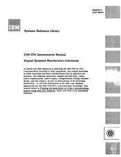 IBM 2741 Reference Manual