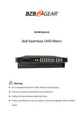 BZB Gear BZ-MVS8x8-4K Manual