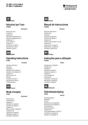 Hotpoint Ariston UT 89E JSP0X/HA S Operating Instructions Manual