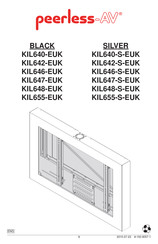 peerless-AV KIL648-S-EUK Installation Instructions Manual