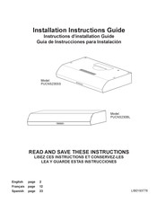 LuxeAir PUCNS230SS Installation Instruction Manual