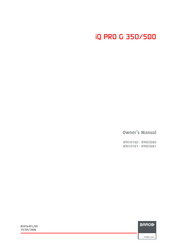 Barco R9010180 Owner's Manual