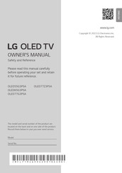 LG OLED77Z3PSA.AWM Owner's Manual