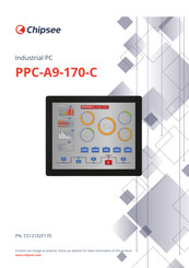 Chipsee PPC-A9-170-C Manual