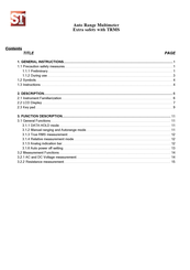 ST VA42 Manual