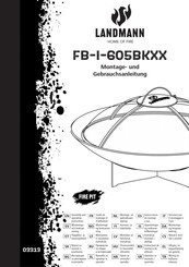 Landmann FB-I-605BK Series Assembly And Operating Instructions Manual