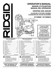 RIDGID R175RNF3 Operator's Manual