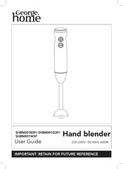 George Home SHBN001W3P User Manual