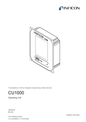 Inficon CU1000 Translation Of The Original Operating Instructions