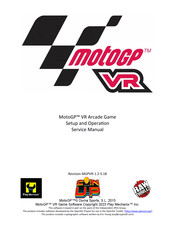 Play Mechanix MotoGP VR Setup And Operaton Service Manual