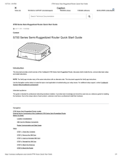 Cradlepoint S5A246A Quick Start Manual