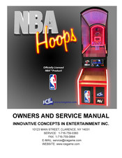 ICE Games NBA Hoops Owner's And Service Manual