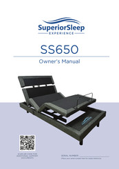 SuperiorSleep EXPERIENCE SS650 Owner's Manual