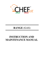 CHEFOOK CHF6GT9+FG-EKO Instruction And Maintenance Manual