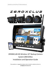 Zeroxclub BW104SL Installation And Operation Manual