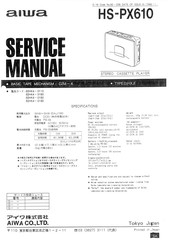 Aiwa HS-PX610 Service Manual