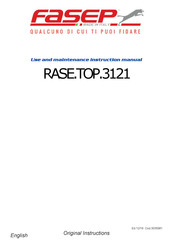Fasep RASE.TOP.3121 Use And Maintenance Instruction Manual