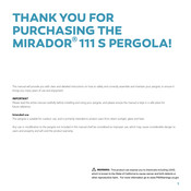 MIRADOR 111 S Manual