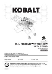 Kobalt SC2502LW Manual