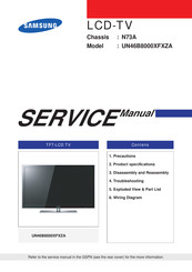 Samsung UN46B8000XFXZA Service Manual