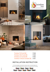 Trimline Fires 1134 Installation Instructions Manual
