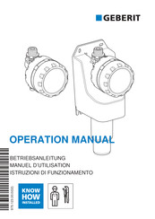Geberit HS01 Operation Manual