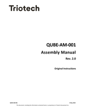 Triotech QUBE-AM-001 Assembly Manual