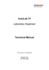 Datacolor AutoLab TF-80 Technical Manual