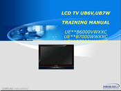 Samsung UE B7000WWXXC Series Training Manual
