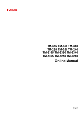 Canon TM-5255 Online Manual