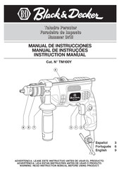 Black & Decker TM100Y Instruction Manual