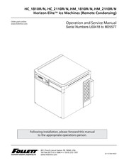 Follett M25577 Operation And Service Manual