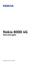 Nokia 8000 User Manual